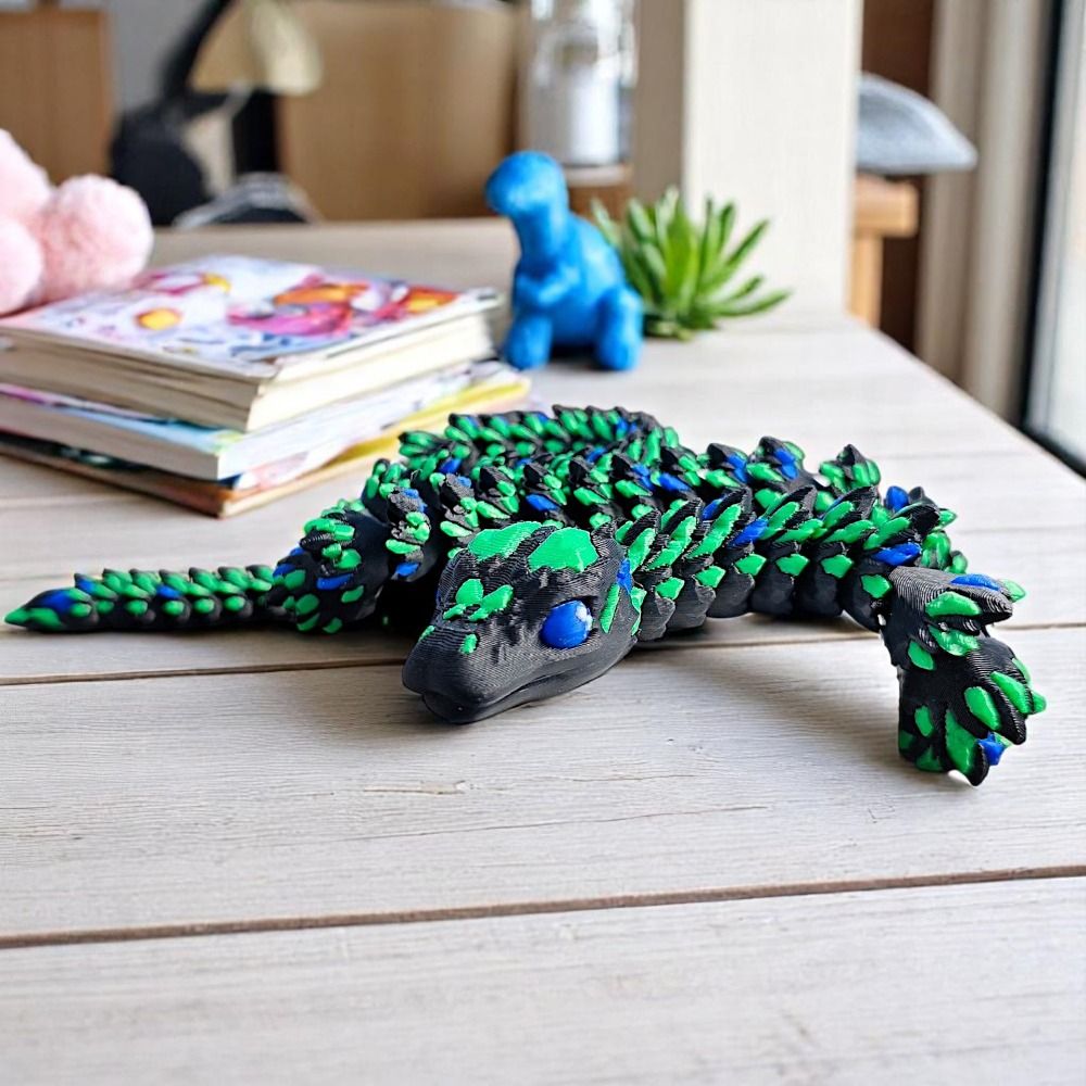 3D Printing Joints - Simulated Eye 3D Printed Snake Snake