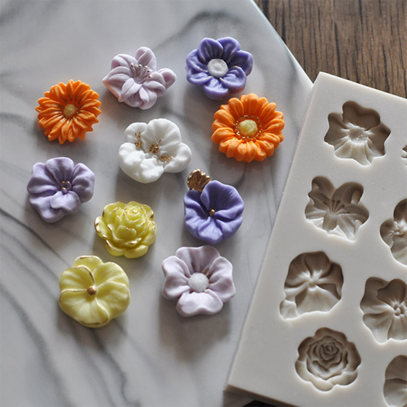 3D Printing With Silicone - Sunflower Rose Flowers Shape Silicone Mold