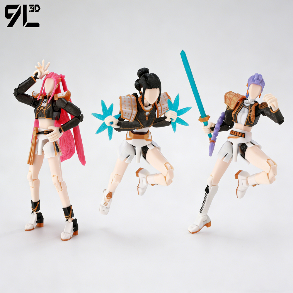 3D Printing Joints - 9L3D Printe Games Series Lucky13 Dummy13