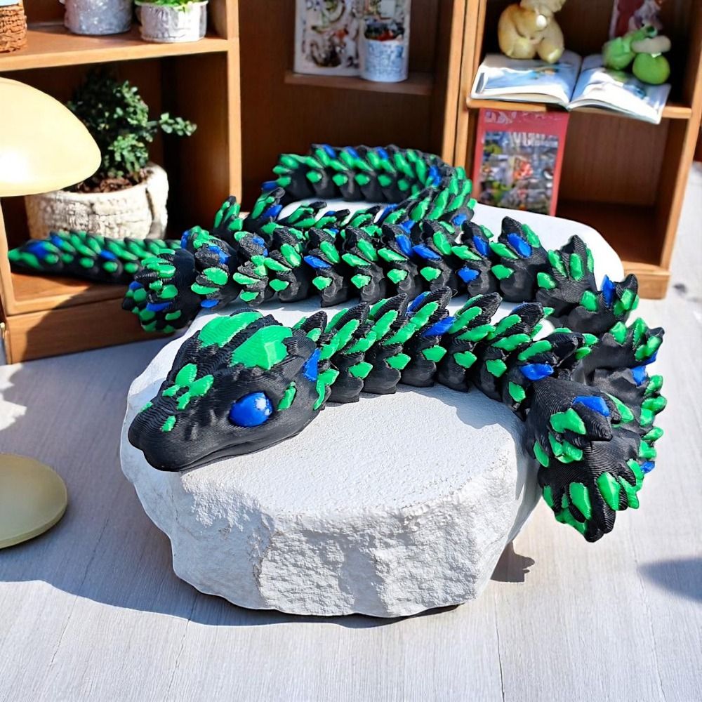 3D Printing Joints - Simulated Eye 3D Printed Snake Snake