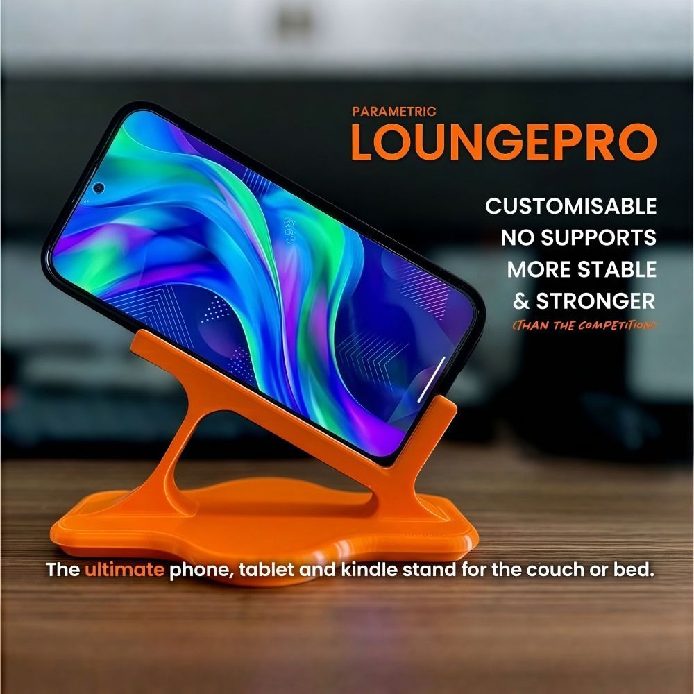 3D Printing With Pp - 3D Printing Side-lying Phone Holder Plastic