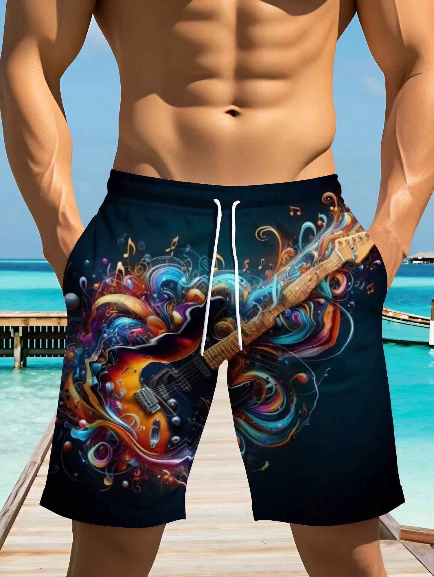 3D Printing Guitar - 2026 Summer New Style Men's Outdoor