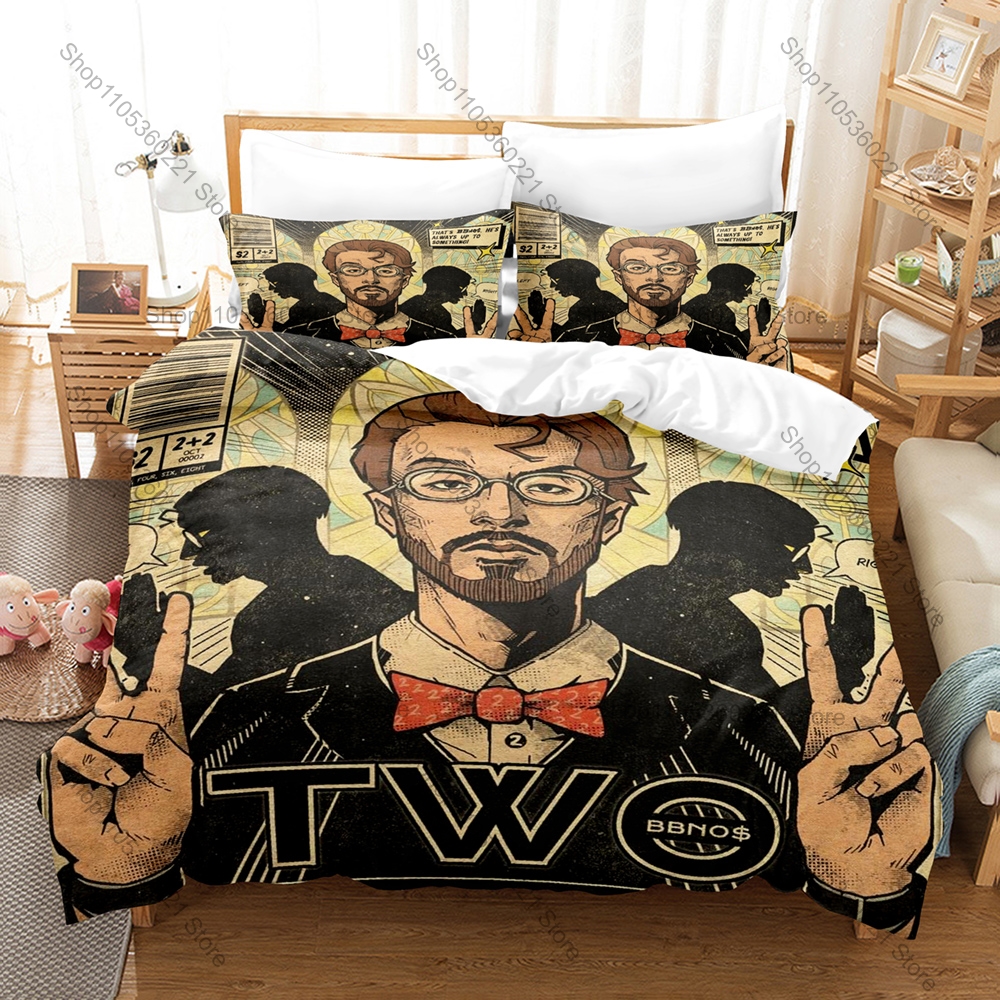 3D Printing Viral - bbno$ Check Checker Pattern Bedding Set
