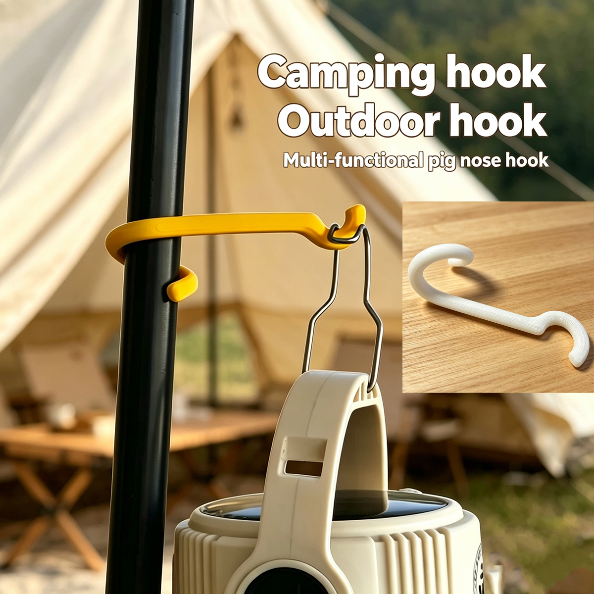 3D Printing With Pp - 3D Printed Multifunctional Pig Nose Camping