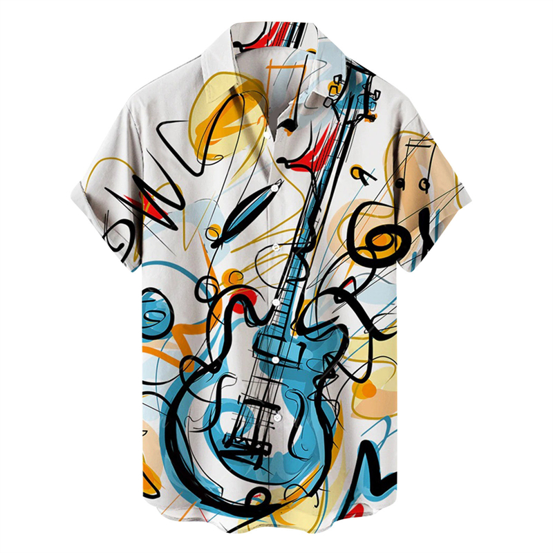Shirts For Men Music Guitar Pr - 3D Printing Guitar avis et prix