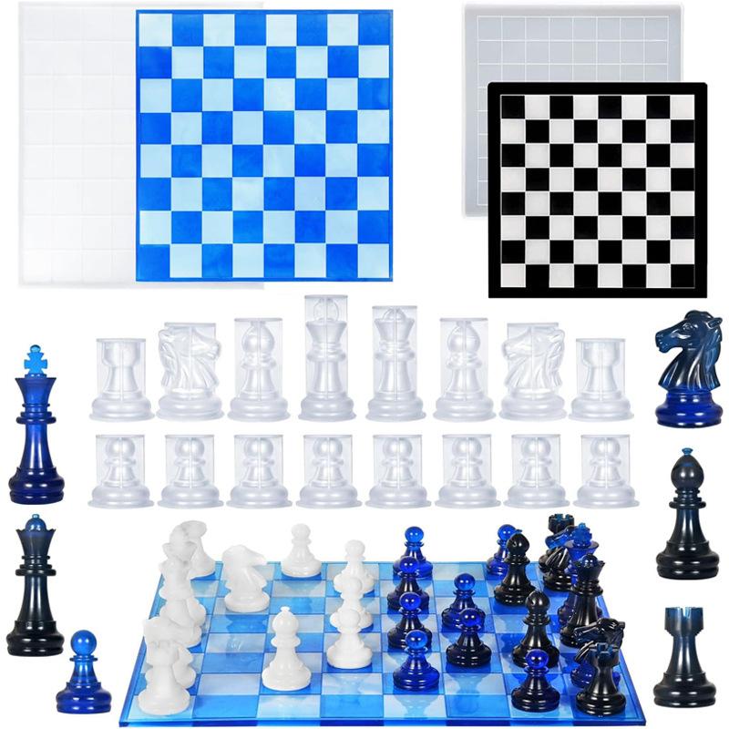Resin Chess Set Mold With Ches - 3D Printing With Silicone avis et prix