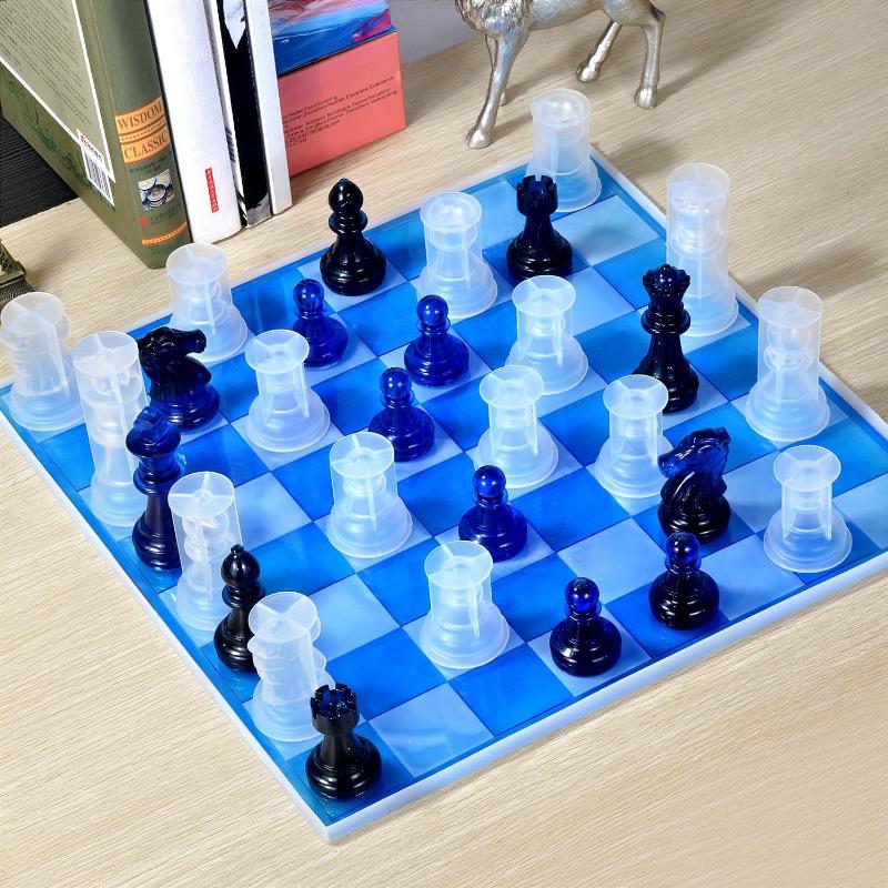 Resin Chess Set Mold With Ches - 3D Printing With Silicone avis et prix