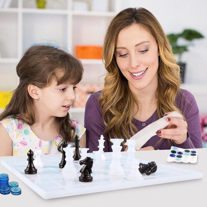 Resin Chess Set Mold With Ches - 3D Printing With Silicone avis et prix