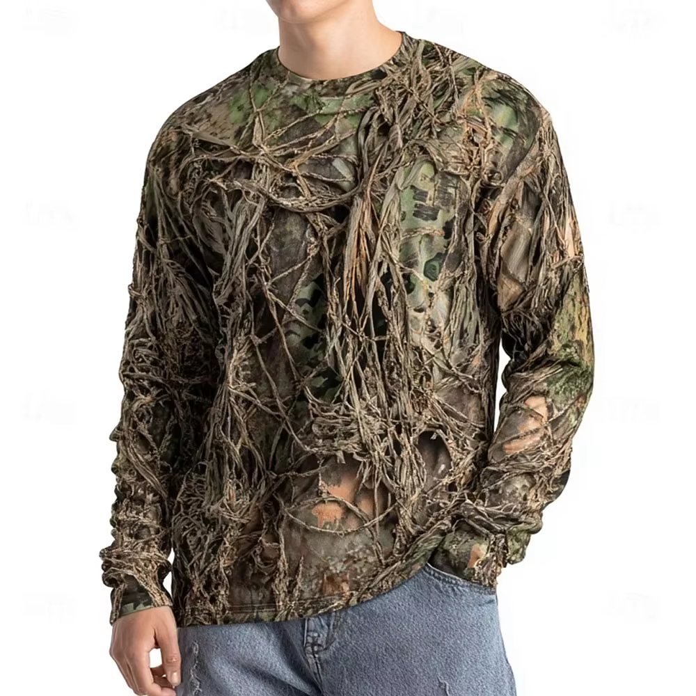 Men's Camo Animal Print Long S - 3D Printing Jersey avis et prix