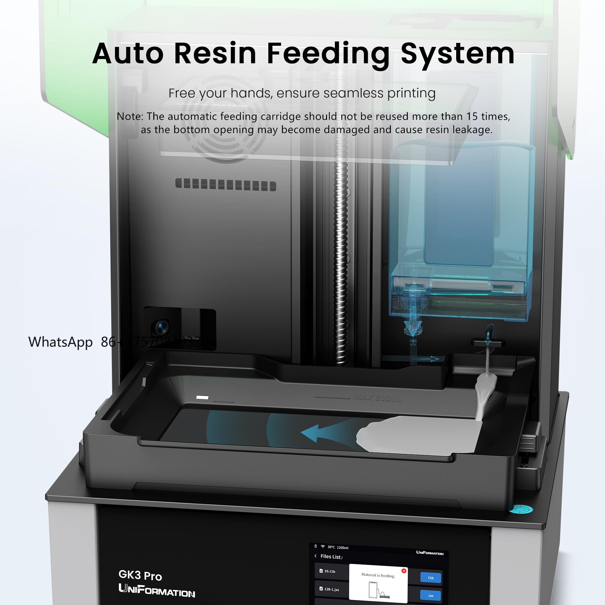 UniFormation GK3 Pro Resin LCD - 3D Printer Resin avis et prix