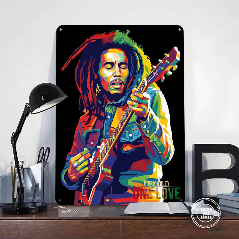 Bob Marley Playing Guitar Art  - 3D Printing Guitar avis et prix