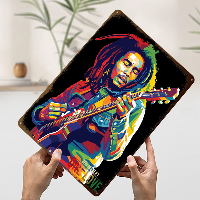Bob Marley Playing Guitar Art  - 3D Printing Guitar avis et prix