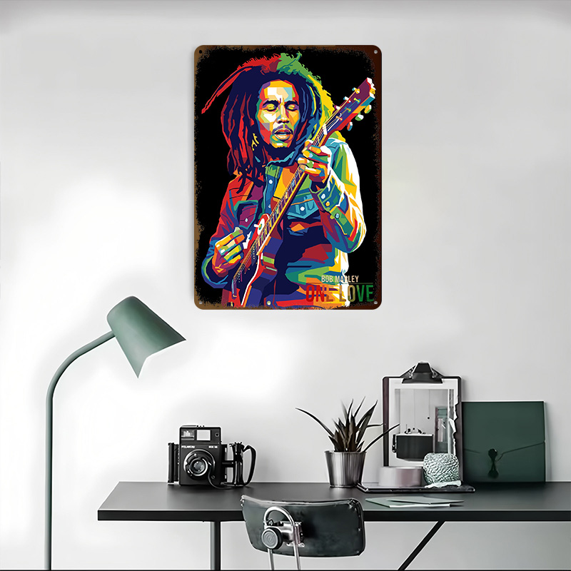 Bob Marley Playing Guitar Art  - 3D Printing Guitar avis et prix