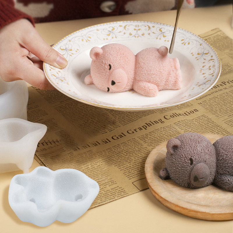 New Cute 3D Sleeping Bear Mous - 3D Printing With Silicone avis et prix