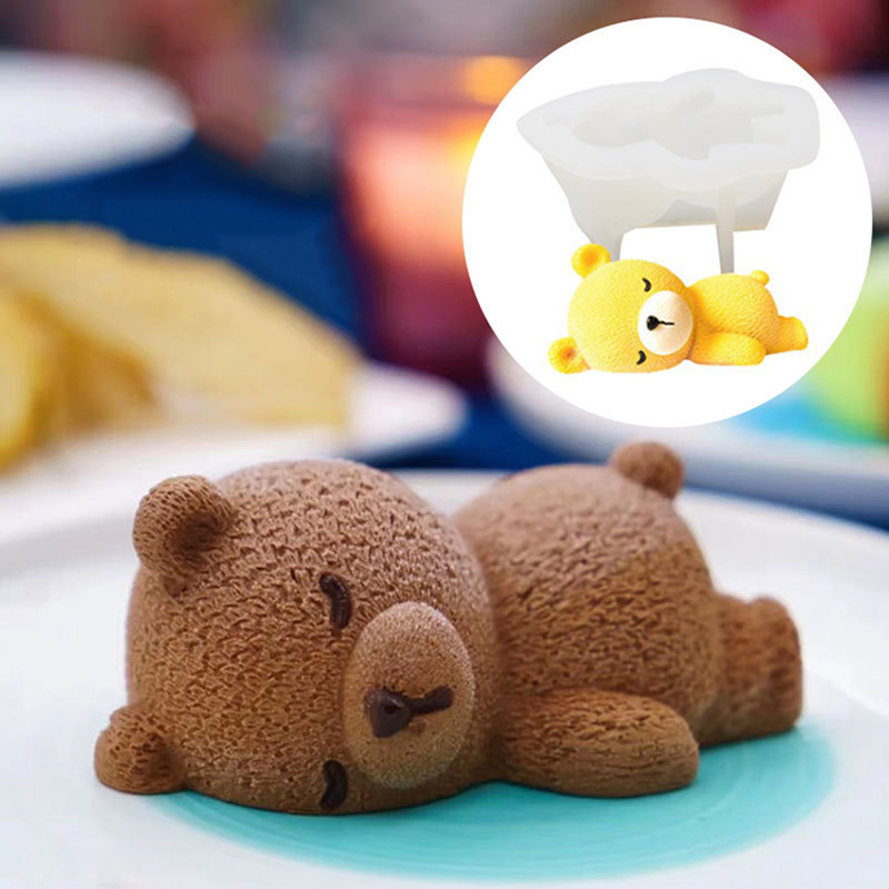 New Cute 3D Sleeping Bear Mous - 3D Printing With Silicone avis et prix