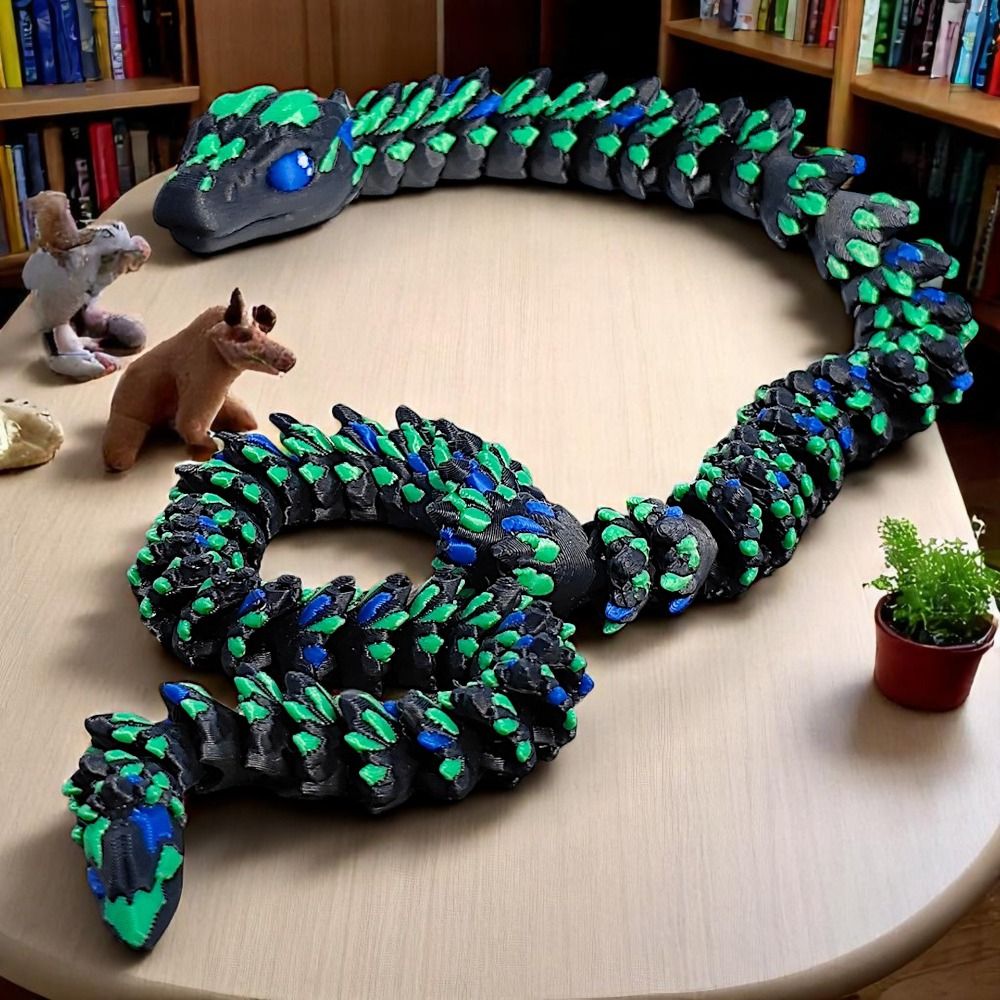 Simulated Eye 3D Printed Snake - 3D Printing Joints avis et prix