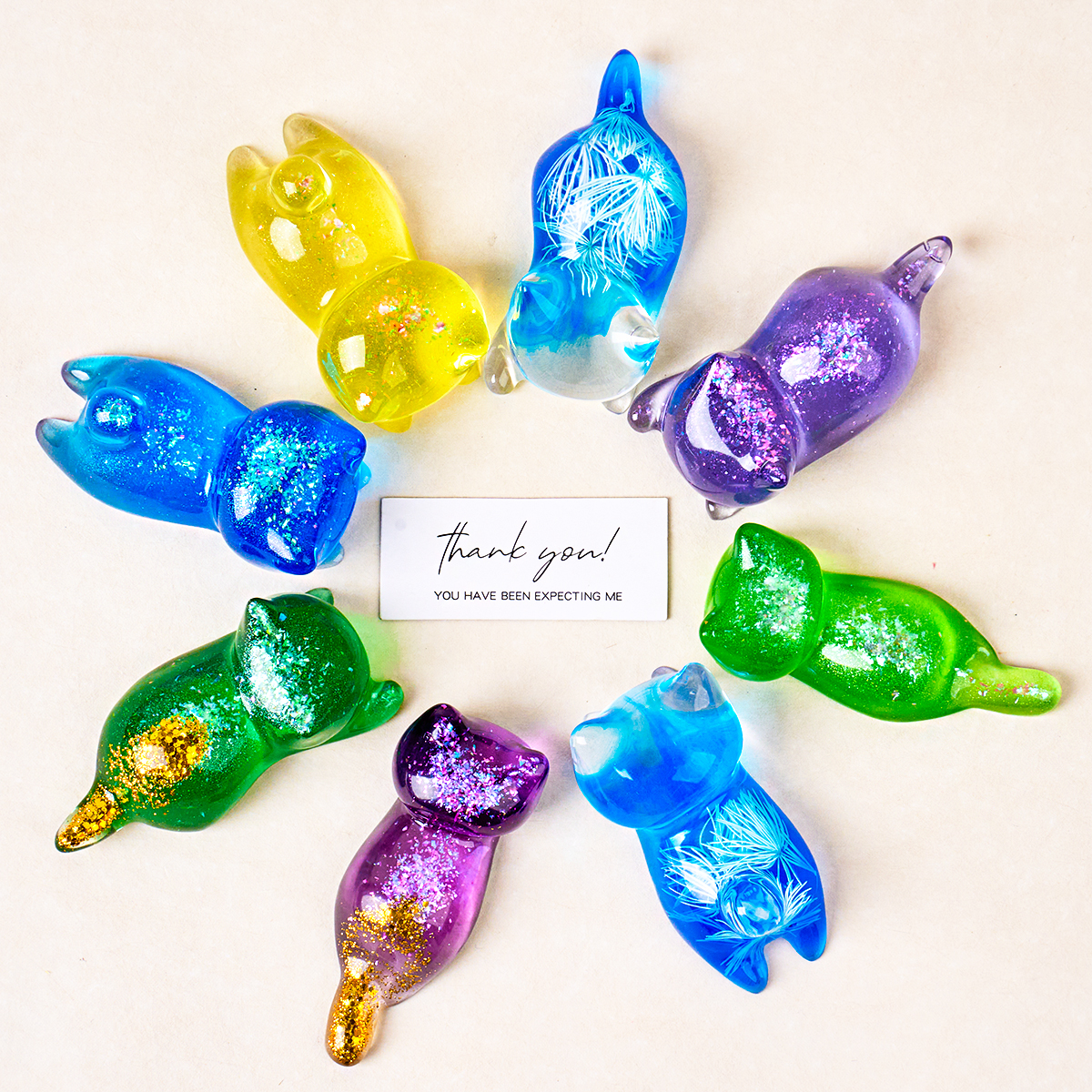 3D Cat Crystal Epoxy Resin Mol - 3D Printing With Silicone avis et prix
