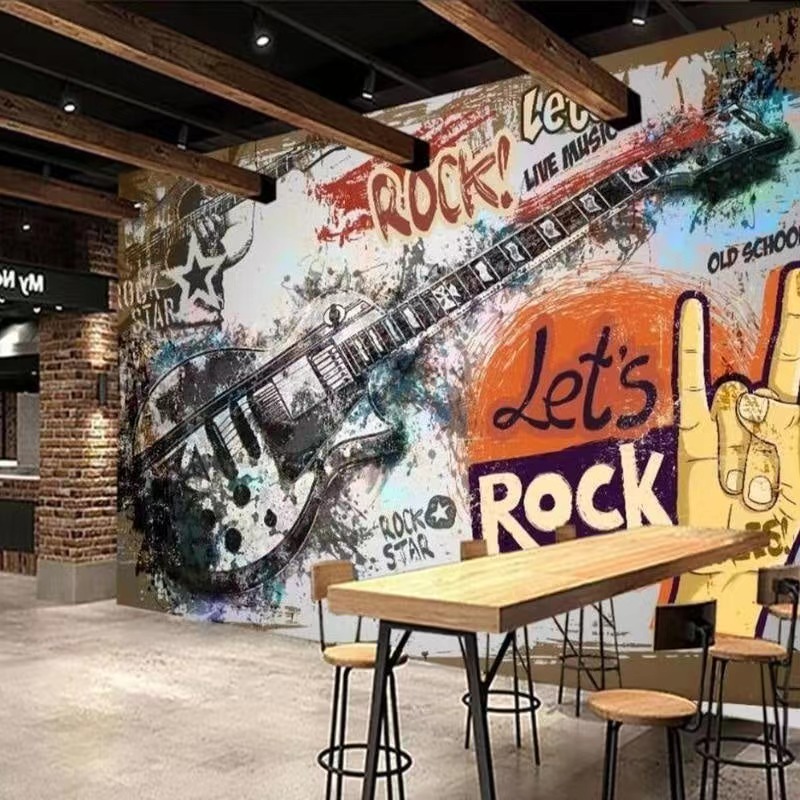 Custom murals European America - 3D Printing Guitar avis et prix