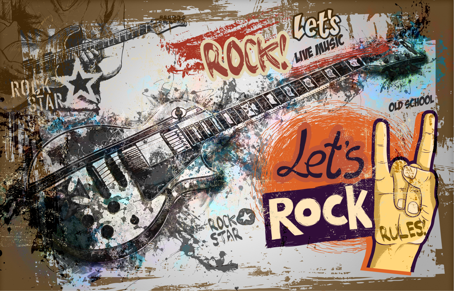 Custom murals European America - 3D Printing Guitar avis et prix