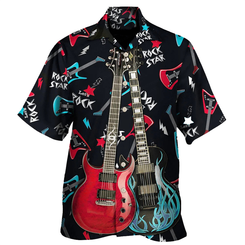 Guitar Music Graphic Hawaiian  - 3D Printing Guitar avis et prix