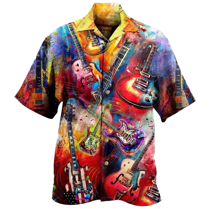 Guitar Music Graphic Hawaiian  - 3D Printing Guitar avis et prix