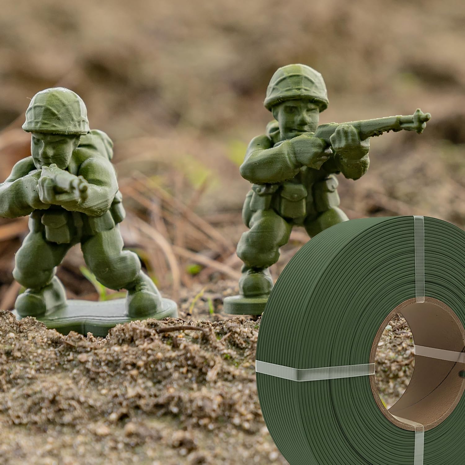 Matte Army Dark Green PLA 3D P - 3D Printing Waste avis et prix