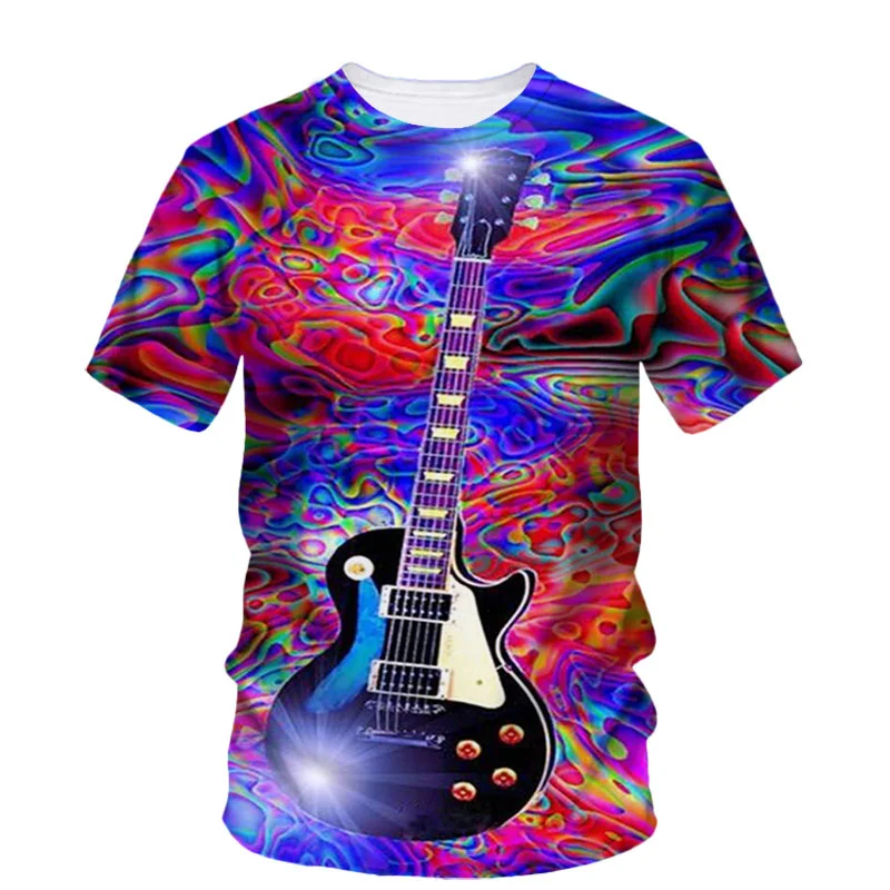 Fashion Rock Music Guitar T Sh - 3D Printing Guitar avis et prix