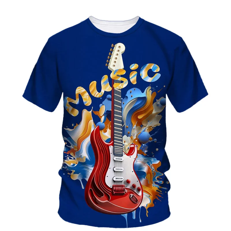 Fashion Rock Music Guitar T Sh - 3D Printing Guitar avis et prix
