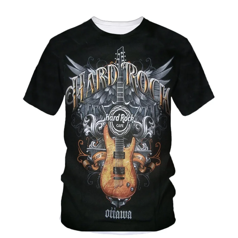 Fashion Rock Music Guitar T Sh - 3D Printing Guitar avis et prix