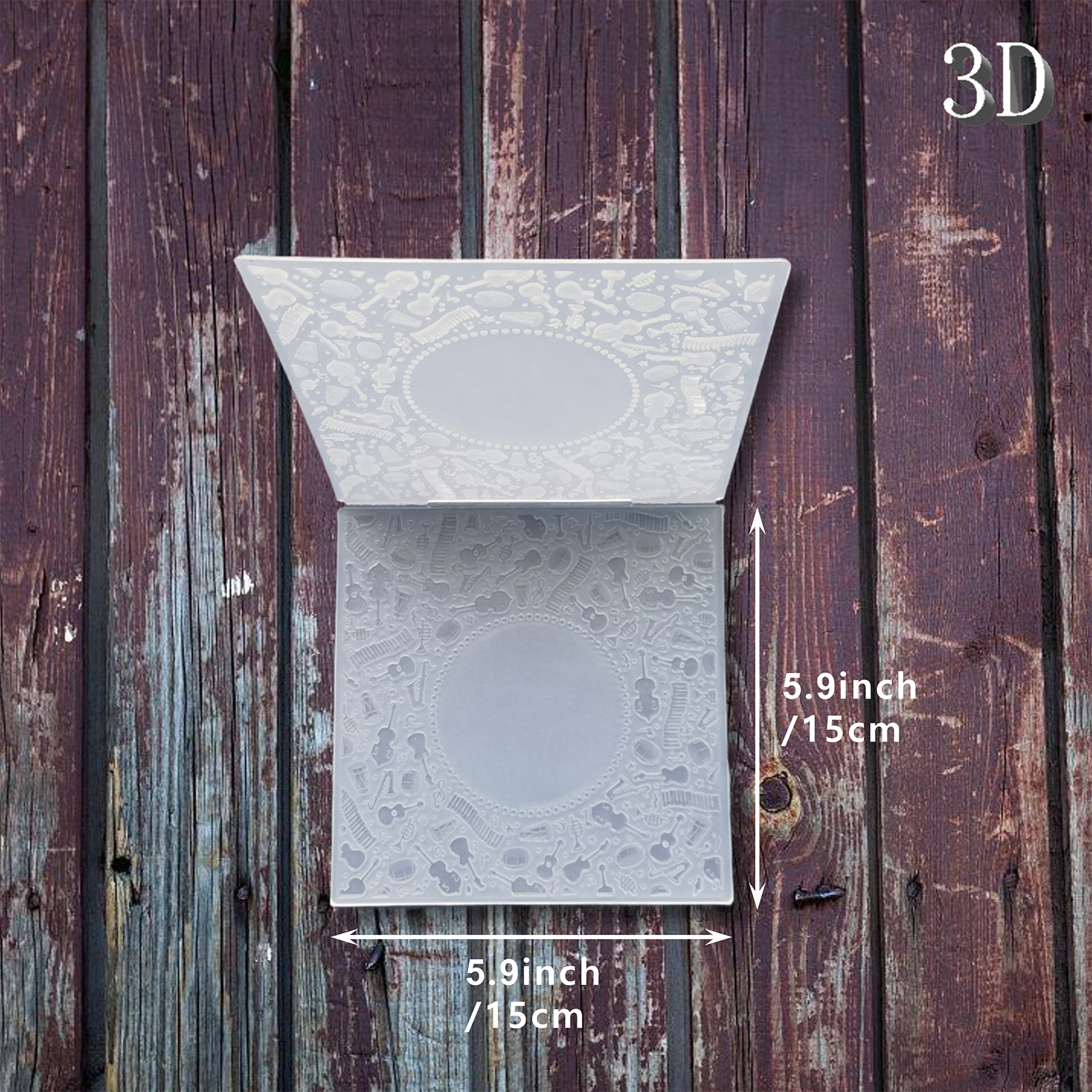 3D Embossed Folder - White, Mu - 3D Printing With Pp avis et prix