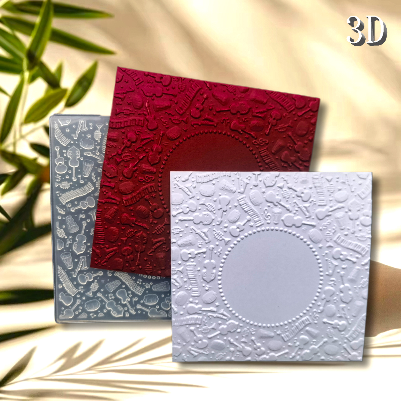 3D Embossed Folder - White, Mu - 3D Printing With Pp avis et prix
