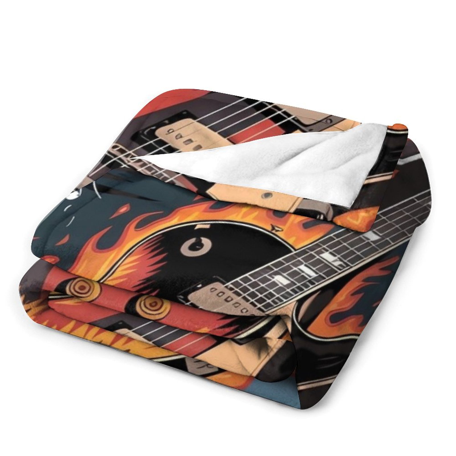 Rock 'n roll Guitar Throw Blan - 3D Printing Guitar avis et prix