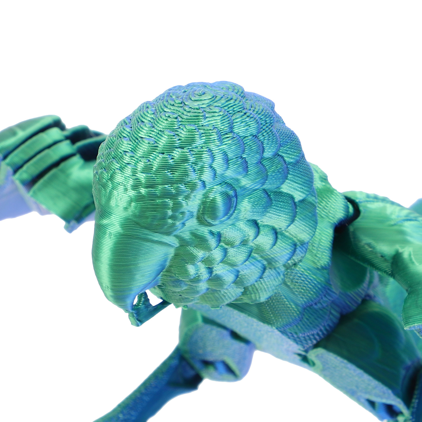 Vibrant 3D Printed Parrot Stat - 3D Printing Joints avis et prix