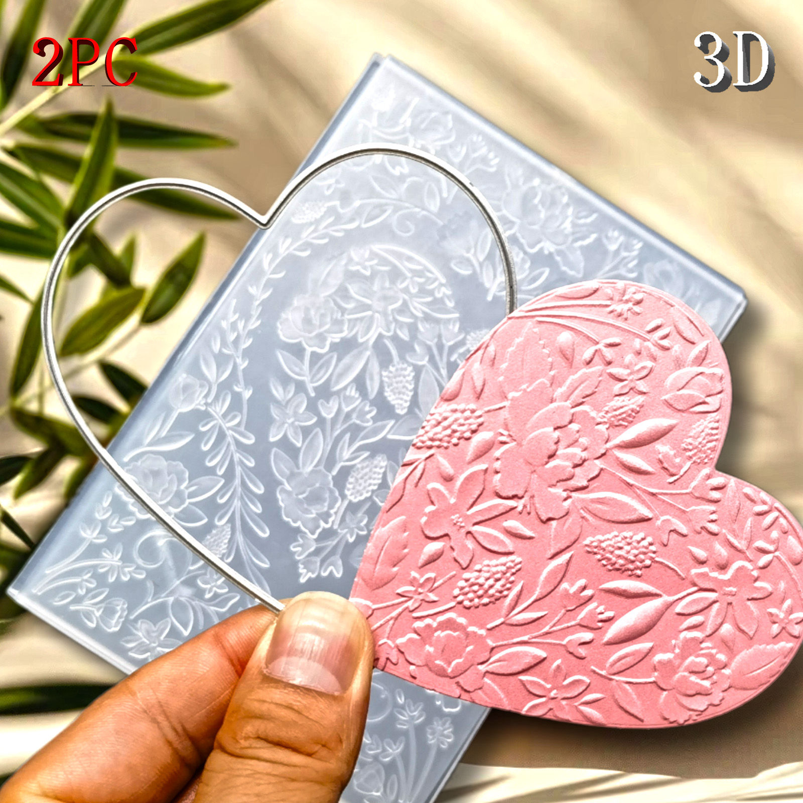 Heart shaped Flower Feast -3D  - 3D Printing With Pp avis et prix