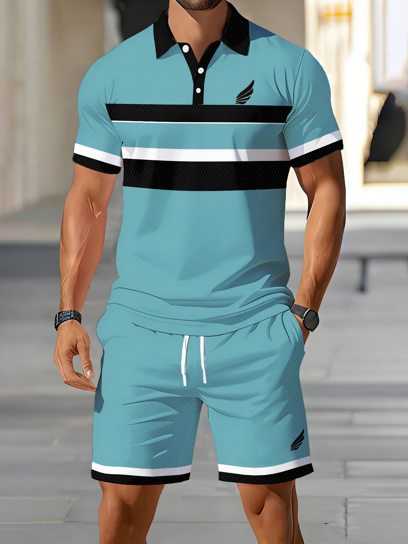 2026 Summer Men's Polo Shirt S - 3D Printing Jersey avis et prix