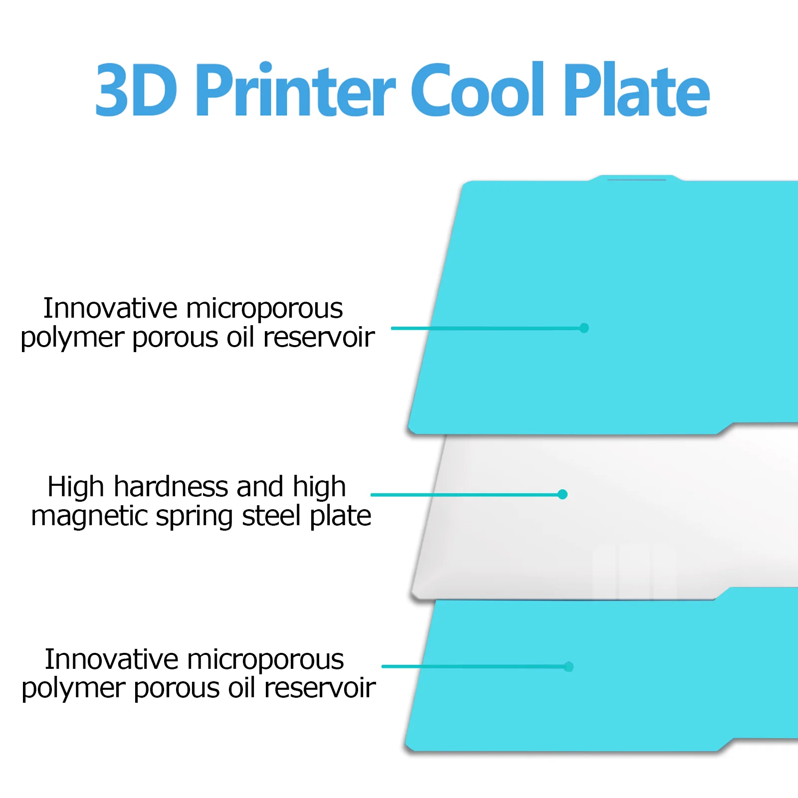 Glacier Cold Build Plate For E - 3D Printing Elegoo avis et prix