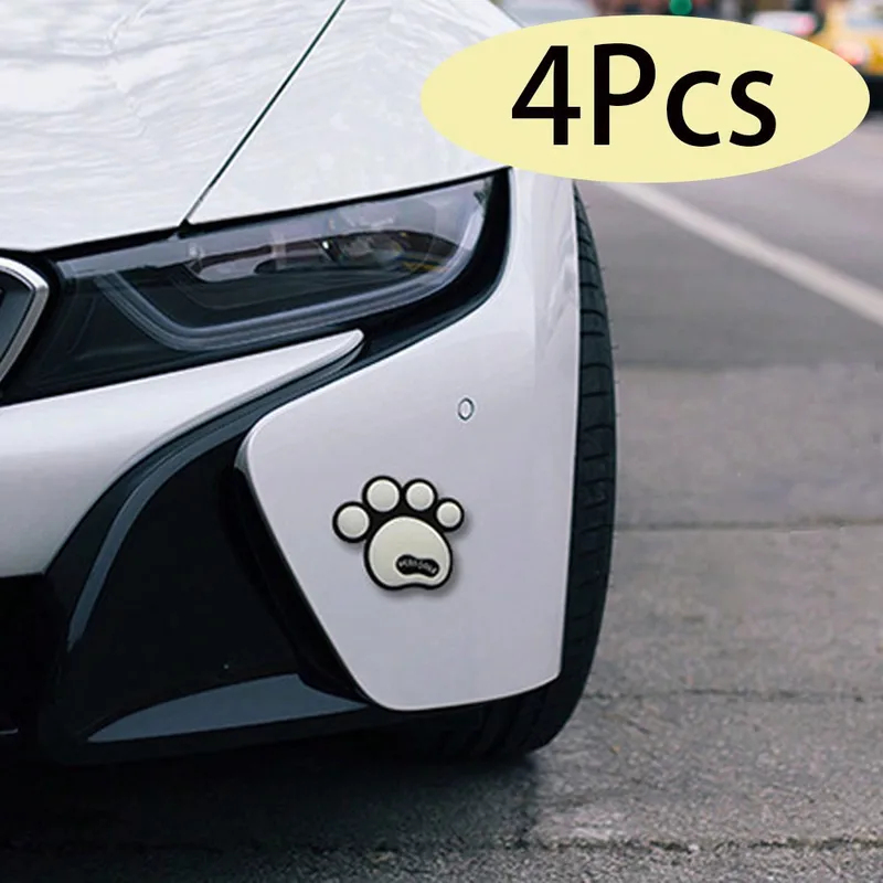 Cartoon Dog Footprint Car Stic - 3D Printing With Silicone avis et prix