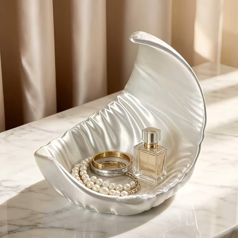 Moon-Shaped Jewelry Storage Tr - 3D Printing With Pp avis et prix