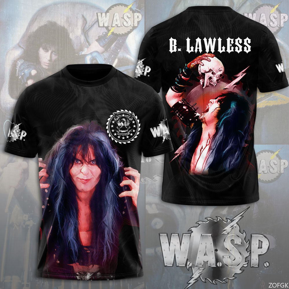W.A.S.P Rock 3D Printing T-shi - 3D Printing Jersey avis et prix