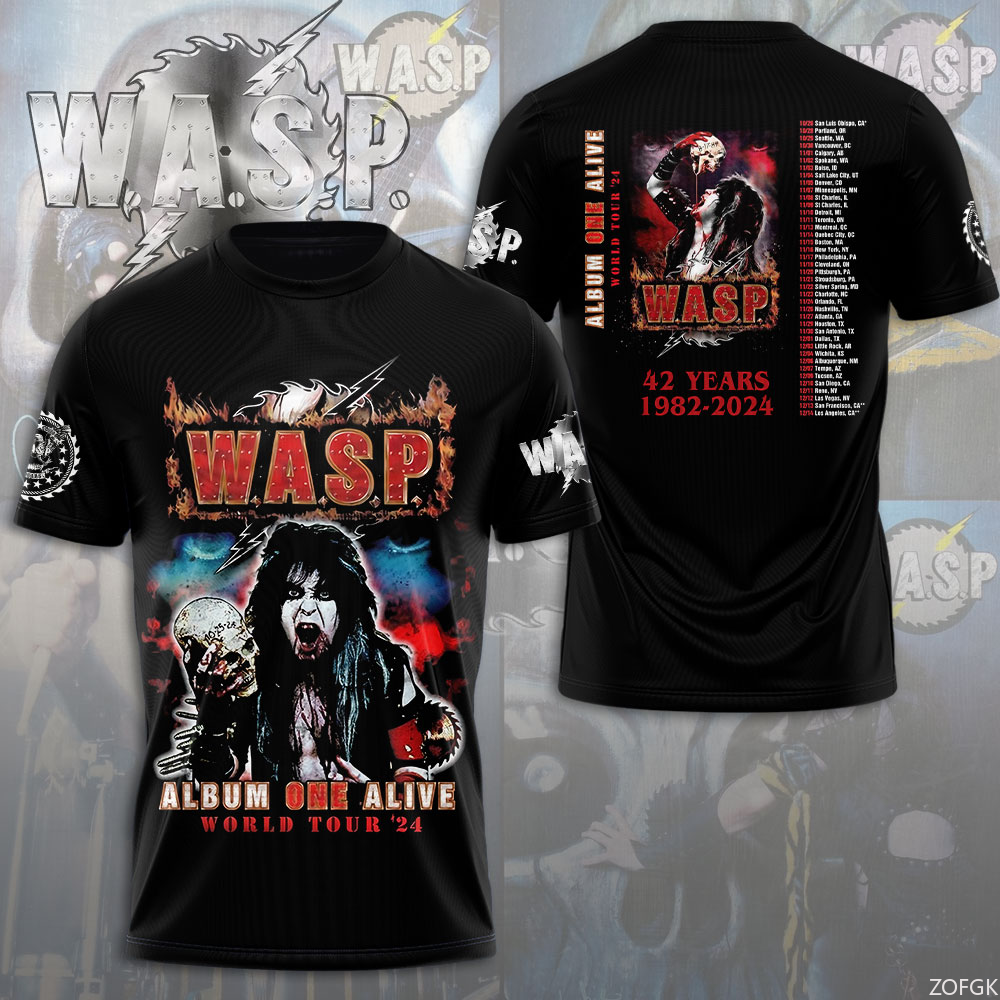 W.A.S.P Rock 3D Printing T-shi - 3D Printing Jersey avis et prix