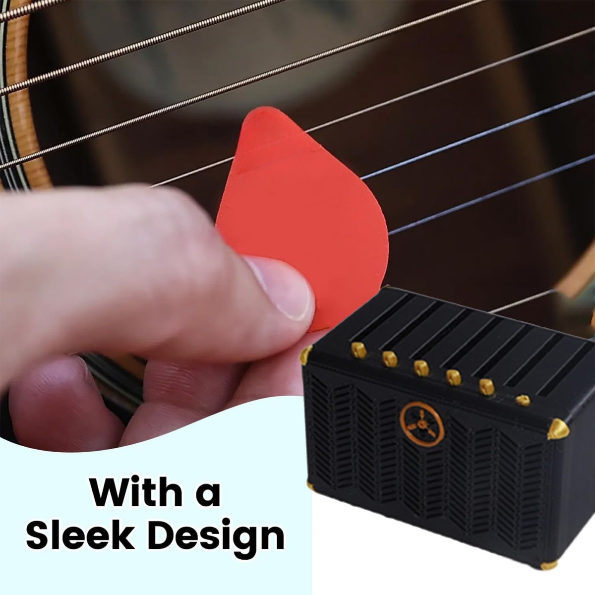 Guitar Pick Holder, 3D Printed - 3D Printing Guitar avis et prix
