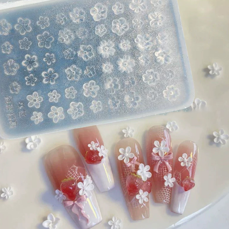 Pcs Silicone Nail Art Mold Flo - 3D Printing With Silicone avis et prix