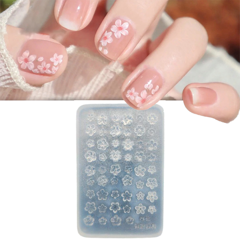 Pcs Silicone Nail Art Mold Flo - 3D Printing With Silicone avis et prix