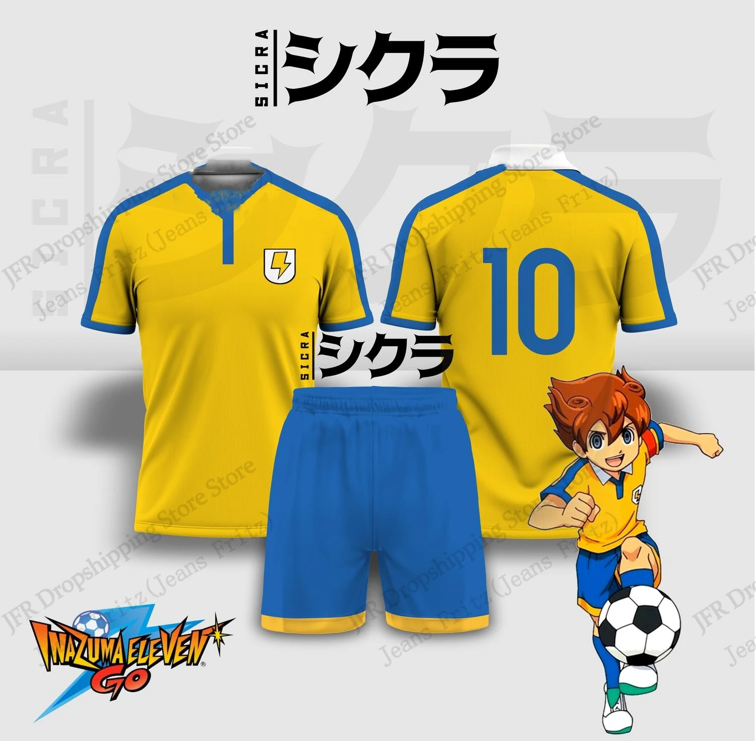 Jersey Set Jersey Inazuma Elev - 3D Printing Jersey avis et prix
