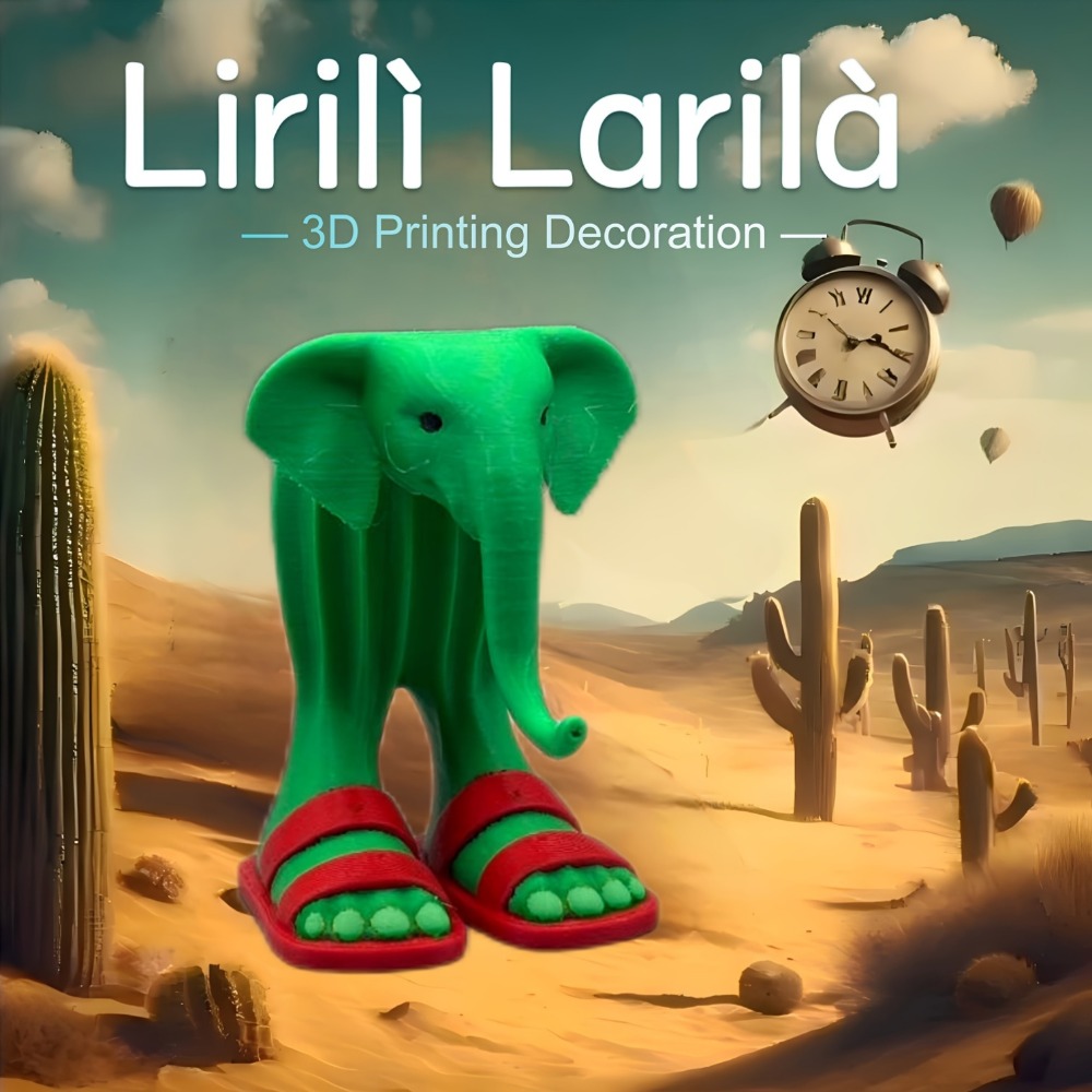 3D Printed Lirili Larila Colle - 3D Printing Viral avis et prix