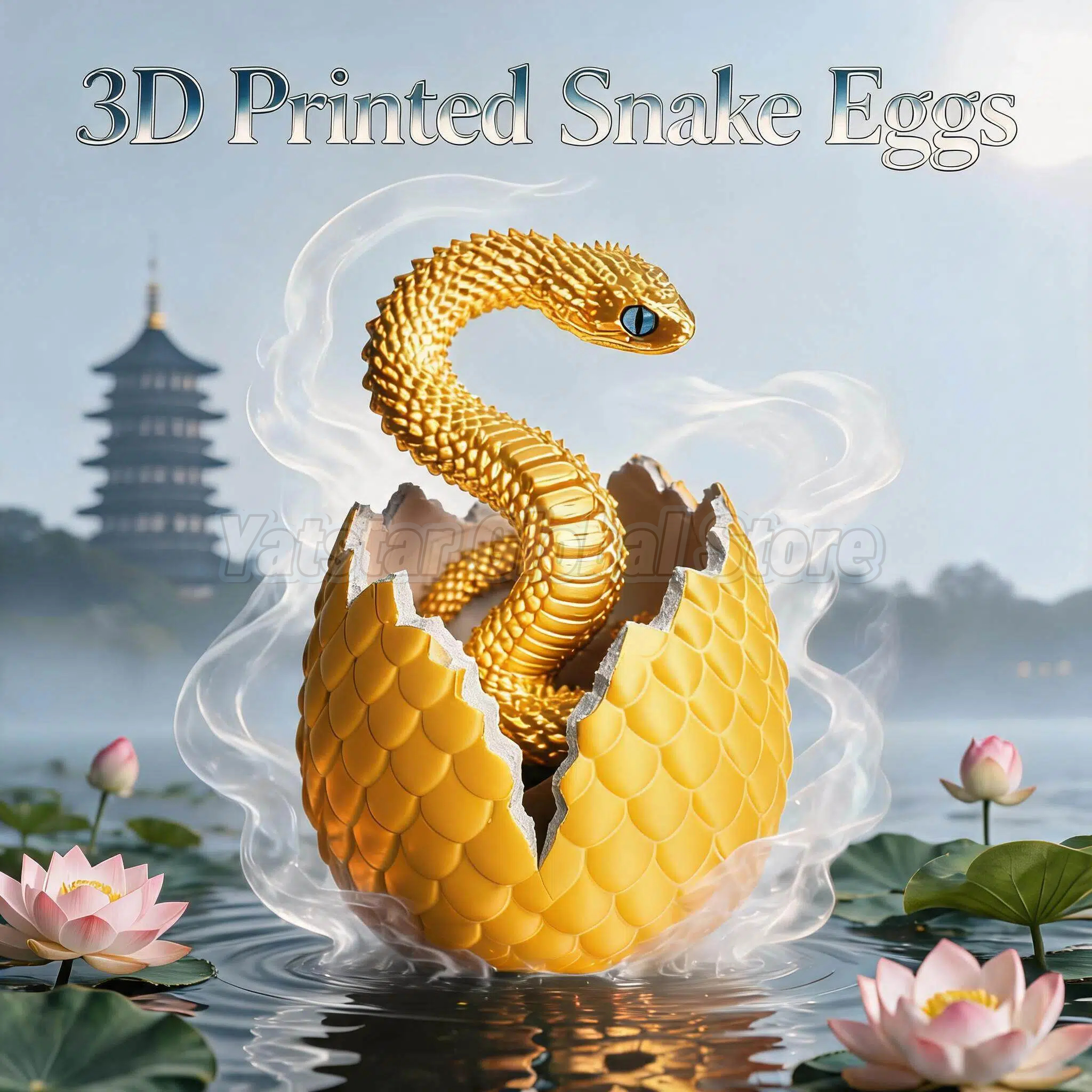 3D Printed Snake Egg Toy Creat - 3D Printing Idea avis et prix