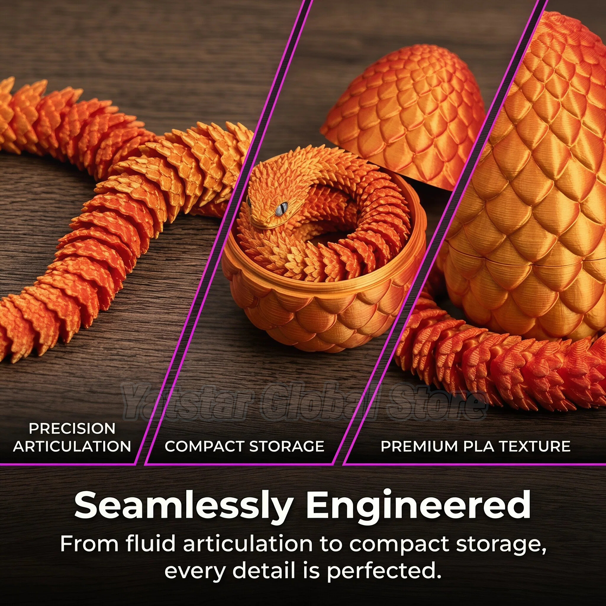 3D Printed Snake Egg Toy Creat - 3D Printing Idea avis et prix